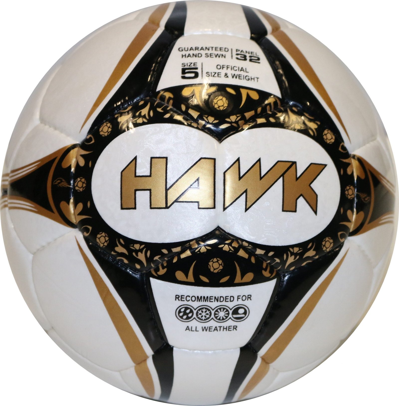 FootBall, official size 5, all-weather football Brand Hawk ®