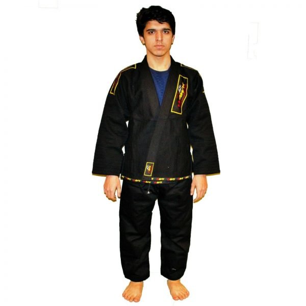 Hawk Brasilianischer Ju Jutsu-Kampfsportanzug, doppelt genäht, 100% Baumwolle - Image 3